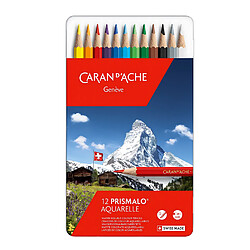 Acheter Caran d'Ache Crayons aquarellables Prismalo - 12 crayons