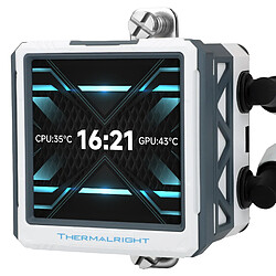 Acheter Thermalright Kit de watercooling avec écran LCD Frozen Warframe Ultra - 360 mm - Blanc