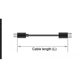 Delock Câble USB interne 10 broches - 12 cm - Noir pas cher