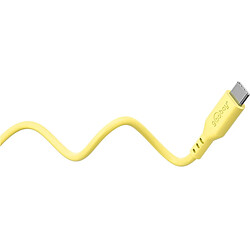 Goobay Câble USB-C - 1,5 m - Jaune pas cher
