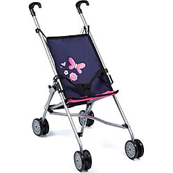 Avis Bayer Design 30113AA Poussette Canne pour poupee, Roues Doubles, Ceinture de securite, Pliable, Bleu