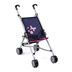 Acheter Bayer Design 30113AA Poussette Canne pour poupee, Roues Doubles, Ceinture de securite, Pliable, Bleu