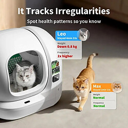 Acheter Bac à litière autonettoyant pour chat PETKIT Purobot Max 3 — bac à déchets de 7 L pour 15 jours d'utilisation sans intervention manuelle
