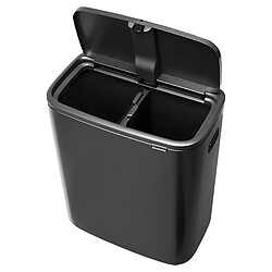 Avis Brabantia Poubelle de tri sélectif Bo Touch Bin - 60 L - Gris