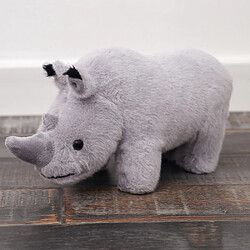 Acheter Lean Toys Peluche Rhinocéros Peluche Doudou Gris 30cm