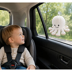Avis Lean Toys Poulpe en peluche peluche avec ventouse blanche 16 cm