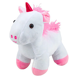 Lean Toys Peluche Douce Licorne À Emporter Dans Un Sac Blanc 25cm pas cher