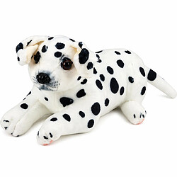 Lean Toys Peluche Chien Dalmatien Doudou Mascotte Peluche Chien Doux 25 cm pas cher