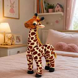 Lean Toys Girafe en peluche Mascotte Douce Doudou Jouet 30 cm pas cher