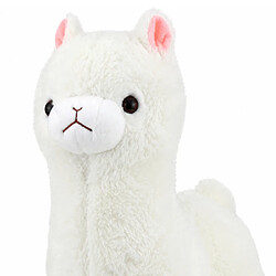 Acheter Lean Toys Alpaga en peluche peluche douce fourrure blanche 28 cm