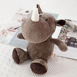 Avis Lean Toys Peluche Doudou Rhinocéros Marron 25cm