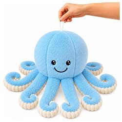 Acheter Lean Toys Poulpe en peluche peluche douce tentacules élastiques bleu 50 cm