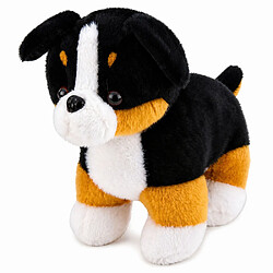 Lean Toys Peluche Mascotte Chien Doux Doudou Chien Bernois 30x30 cm pas cher