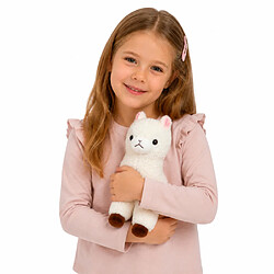 Avis Lean Toys Alpaga en peluche peluche douce fourrure blanche 28 cm