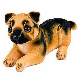 Lean Toys Peluche Chien Berger Allemand Doudou Mascotte Peluche Chien 25 cm pas cher