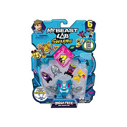 MOOSE TOYS MrBeast Lab Swarms MEGATECH - Set de 6 robots mecha pas cher