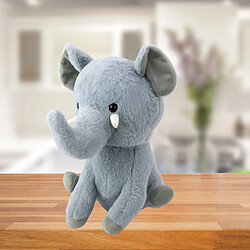 Avis Lean Toys Peluche Douce Doudou Grand Éléphant Gris 36cm