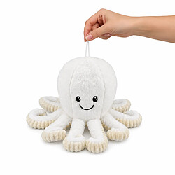 Acheter Lean Toys Poulpe en peluche peluche douce tentacules élastiques blanc 30 cm