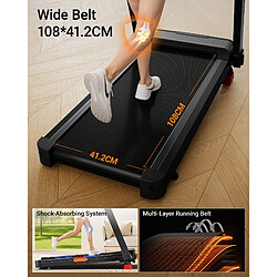Lontek L20 Tapis de Course Pliable, Inclinaison 20%, 14 KM/H, 180 KG, 3.5 HP, Pliable à 11,4 CM pas cher