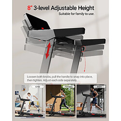 Acheter Lontek L10 Tapis de Course à Inclinaison Automatique, Inclinaison 2-20%, 14 KM/H, 180 KG, Pliable à 16,5 CM