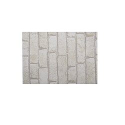 Cpm Adhésif décoratif pour meuble Brique - 200 x 67 cm - Blanc