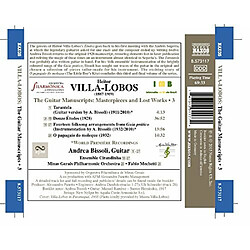 Avis Naxos Villa Lobos Manuscrits pour Guitare Vol. 3