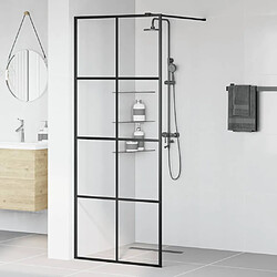 Avis vidaXL Paroi de douche 80x195 Noir