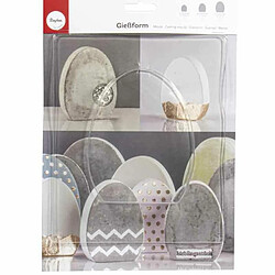 Rayher Moule à œuf plastique - Transparent