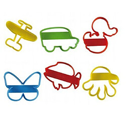 GRAINES CREATIVES Sachet 6 emporte-pièces 10 cm