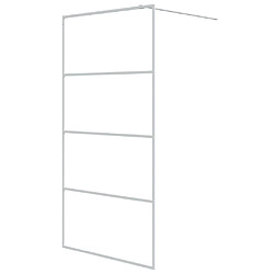 vidaXL Paroi de douche Blanc 100x195 cm