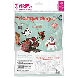 Graine créative Kit plastique dingue Noël - Multicolore