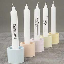 Rayher Moule bougeoir silicone - Gris