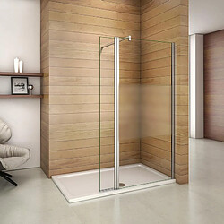 Paroi de douche 120x200cm 8mm verre - Générique