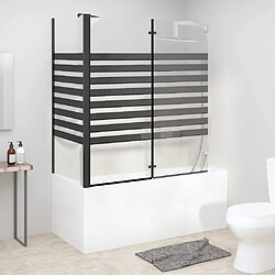 VidaXL - Cabine de douche rayée - 120x68x130 cm