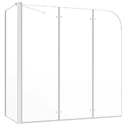 vidaXL Enclos de bain Transparent - 120x69x130 cm