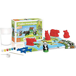 Mako creations Pâte à modeler animaux protégés - Rouge Pâte à modeler - Thème animaux protégés - En latex - Dès 5 ans