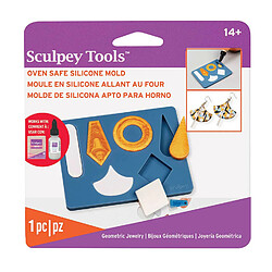 Sculpey Moule Silicone Bijoux Géométriques