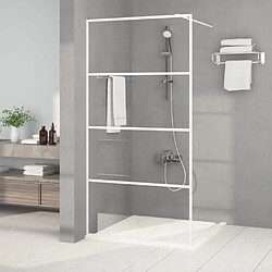vidaXL Paroi de douche Blanc 100x195 cm