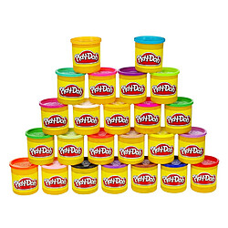 Hasbro Play-Doh pack 24 pots pâte à modeler - Multicolore