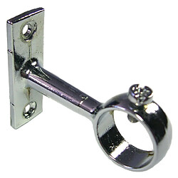 Du Val Duval Support piton pour tube penderie rond chromé - Ø20 mm