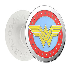 PopSockets Pop Grip pour Smartphones Enamel Wonder Woman Rouge
