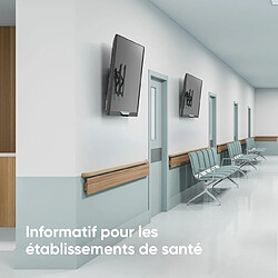 ONKRON Support Mural TV Inclinable pour 32 - 70 , 60 kg ,VESA 75x75 -400x400 mm,TM5-B pas cher