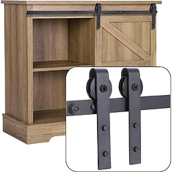 Kit rail pour porte coulissante d’armoire