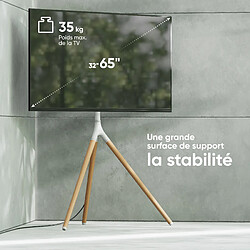 Avis ONKRON Trepied Television Bois pour 32 - 65 TV & Ecran, 35 kg,100x100 - 400x400, TS1220-W