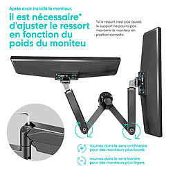 Onkron G140-B Support écran double pas cher