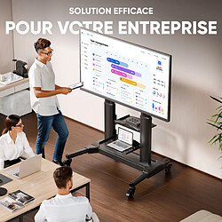 Acheter ONKRON Support TV Roulettes pour 40 - 80, jusqu'à 55 kg, VESA 200x200- 700x400 TS2771-B