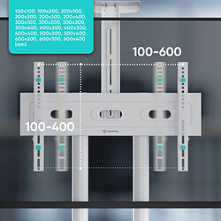 Acheter ONKRON Professionnel Support TV Mobile Roulettes 40 -70,45,5 kg,100x100 - 600x400,TS1552-W