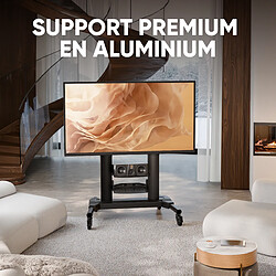 Avis ONKRON Support TV Roulettes pour 40 - 80, jusqu'à 55 kg, VESA 200x200- 700x400 TS2771-B