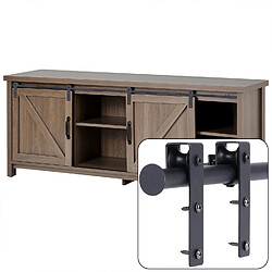 Kit de rail pour porte coulissante