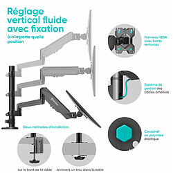 Avis Onkron G140-B Support écran double